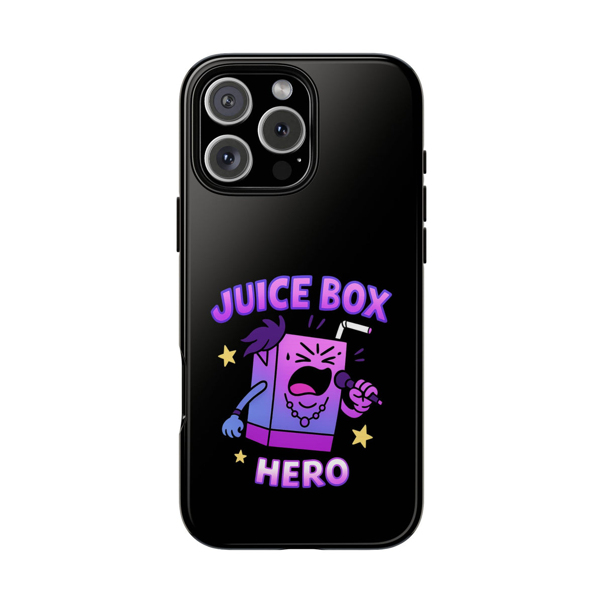 Phone Case — 'Juice Box Hero' Cute Cartoon Protective Cover
