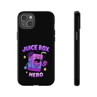 Phone Case — 'Juice Box Hero' Cute Cartoon Protective Cover