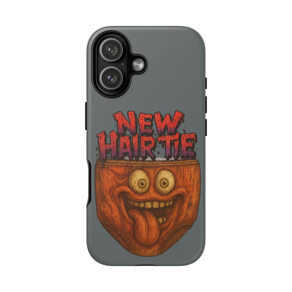 Phone Case — 'New Hairte' Funny Grinning Tongue-Out Monster Design