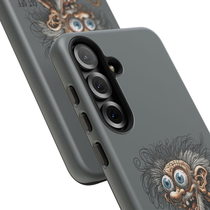 Phone Case — Funny Grumpy Troll Design: “Get Off My Lawn” Protective Cover