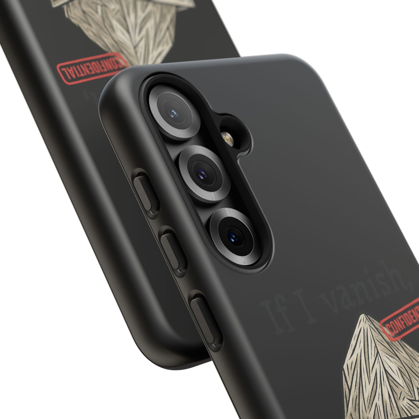 Conspiracy Tin-Foil Hat Phone Case — If I Vanish, Tell the Pigeons I Knew (Confidential)