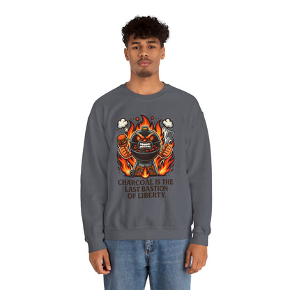Charcoal Liberty Grill Crewneck Sweatshirt