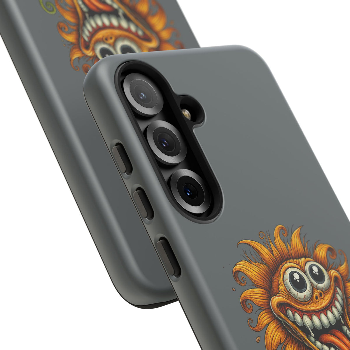 Funny Monster Sunflower Phone Case — "Photosynthesizing the Universe One Breakdown at a Time"