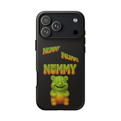 Nummy Gummy Phone Case — Cute Retro Green Gummy Bear Protective Case
