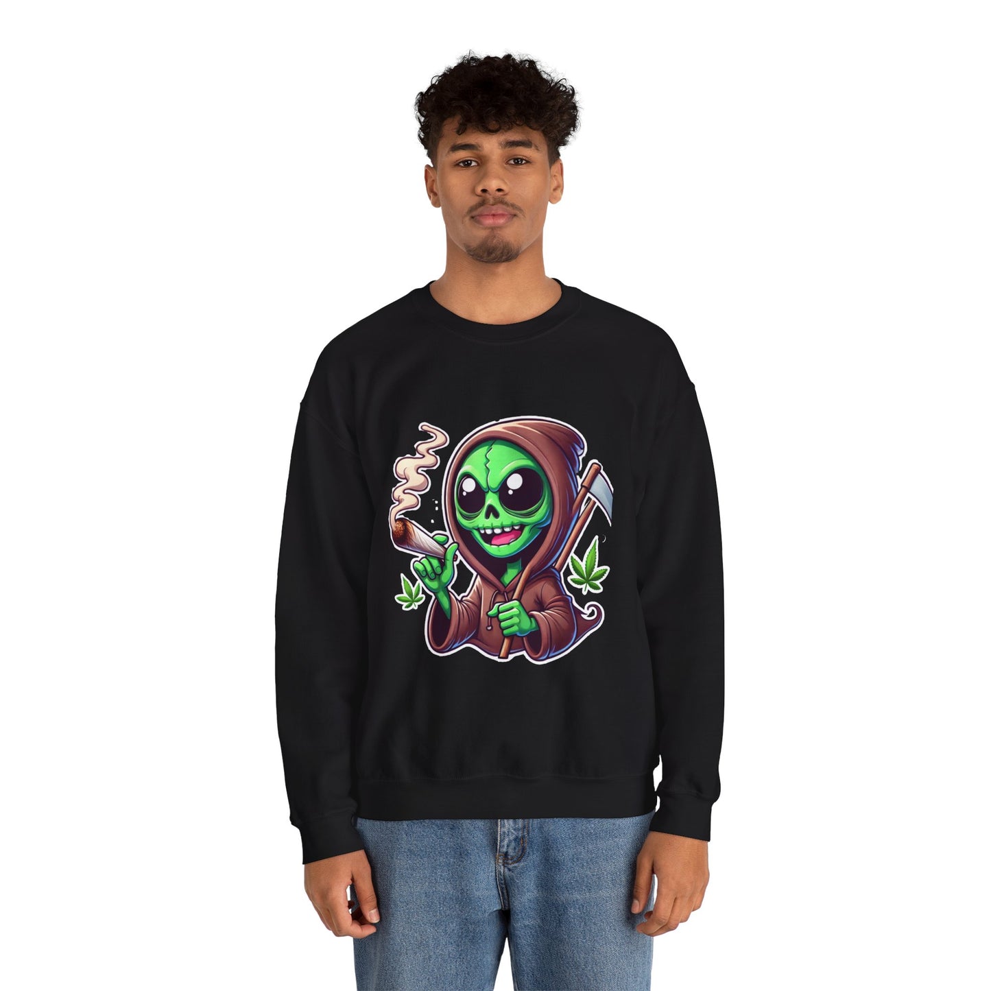 Stoner Reaper Alien Crewneck