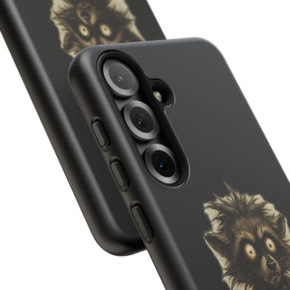 Phone Case — "Chosen by Darkness (Or Maybe Just Rabies)" Cute Creepy Lemur Design
