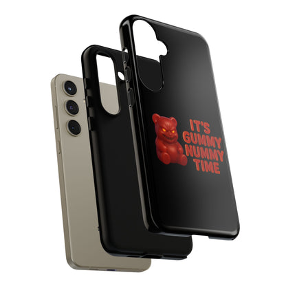Phone Case — "It's Gummy Nummy Time" Red Gummy Bear Protective Case