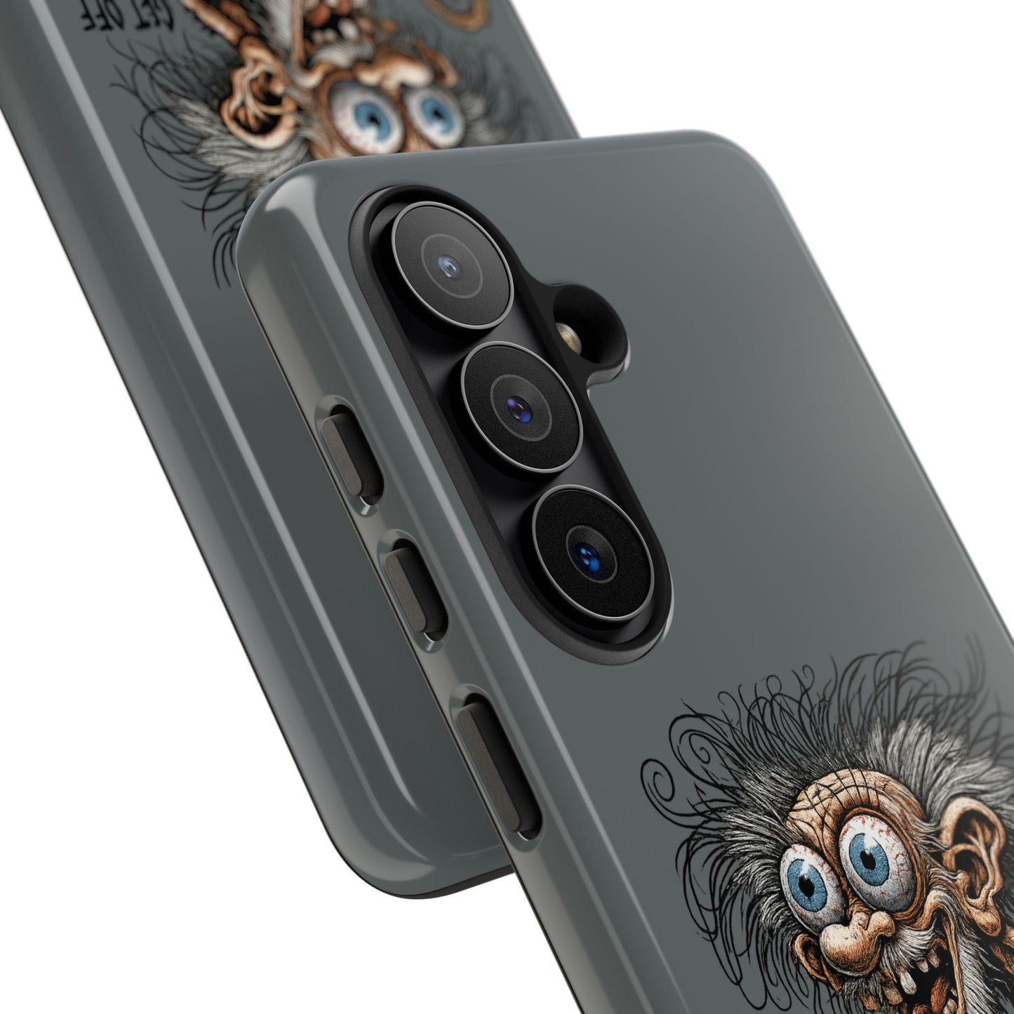 Phone Case — Funny Grumpy Troll Design: “Get Off My Lawn” Protective Cover