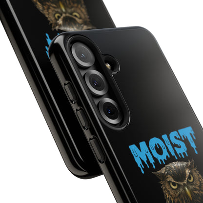 Moist Owlette Phone Case — Funny Owl Graphic Protective Case
