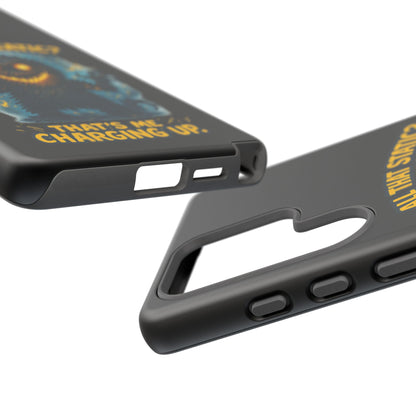 Phone Case — 'All That Static? That's Me Charging Up' Cute Monster Protective Case