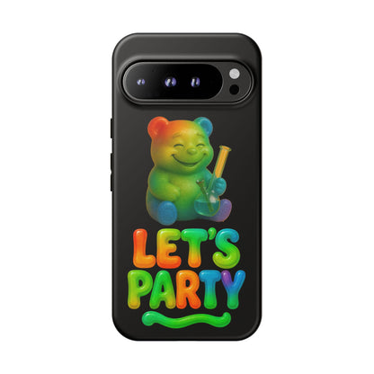 Let's Party Rainbow Bear Phone Case