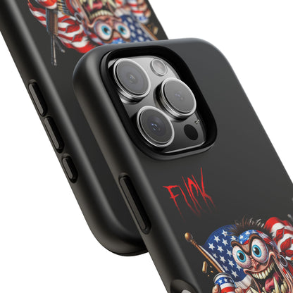 Patriotic Madman Phone Case — 'Funk Yea' USA Flag Tough Case