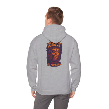 Hoodie — Vintage Owl 'I'll Take Flight' Graphic Hoodie