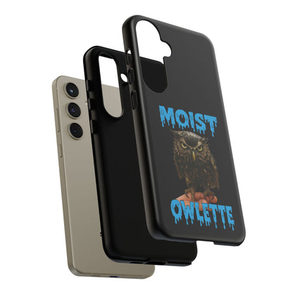 Moist Owlette Phone Case — Funny Owl Graphic Protective Case