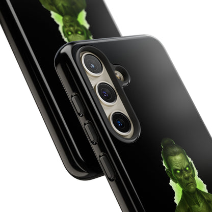 Spooky Green Ghost Phone Case — "I Baked Cookies, They Scream Now" Horror iPhone Cover