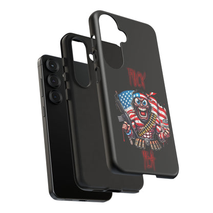 Phone Case — American Flag Skull Soldier Design (Tough Cases)
