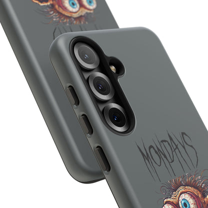 Mondays Zombie Character Phone Case – Funny Groggy Coffee Phone Cover