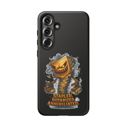 Phone Case — Stapled, Notarized, Annihilated Lightning-Fast Protective Case
