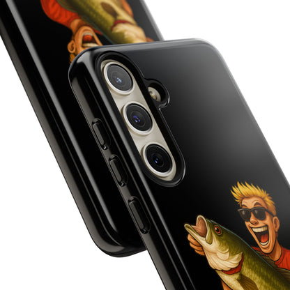 Fishing Phone Case — "I Came. I Cast. I Conquered." Graphic Bass Design
