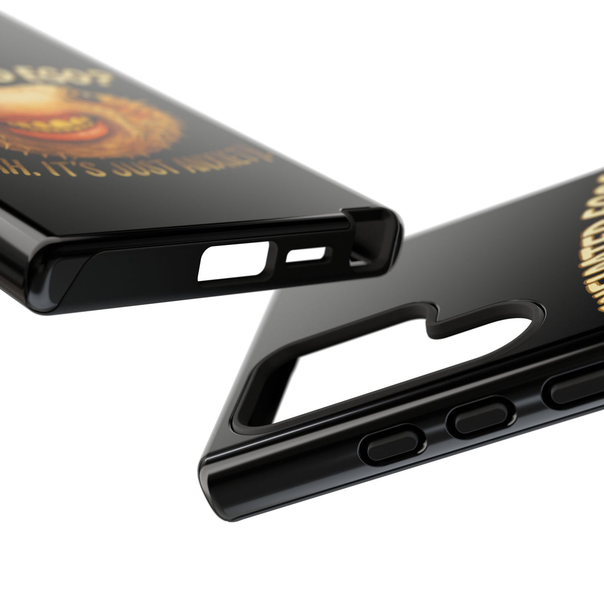 Phone Case — "Inflated Ego? Nah, It's Just Anxiety" Funny Pufferfish Design