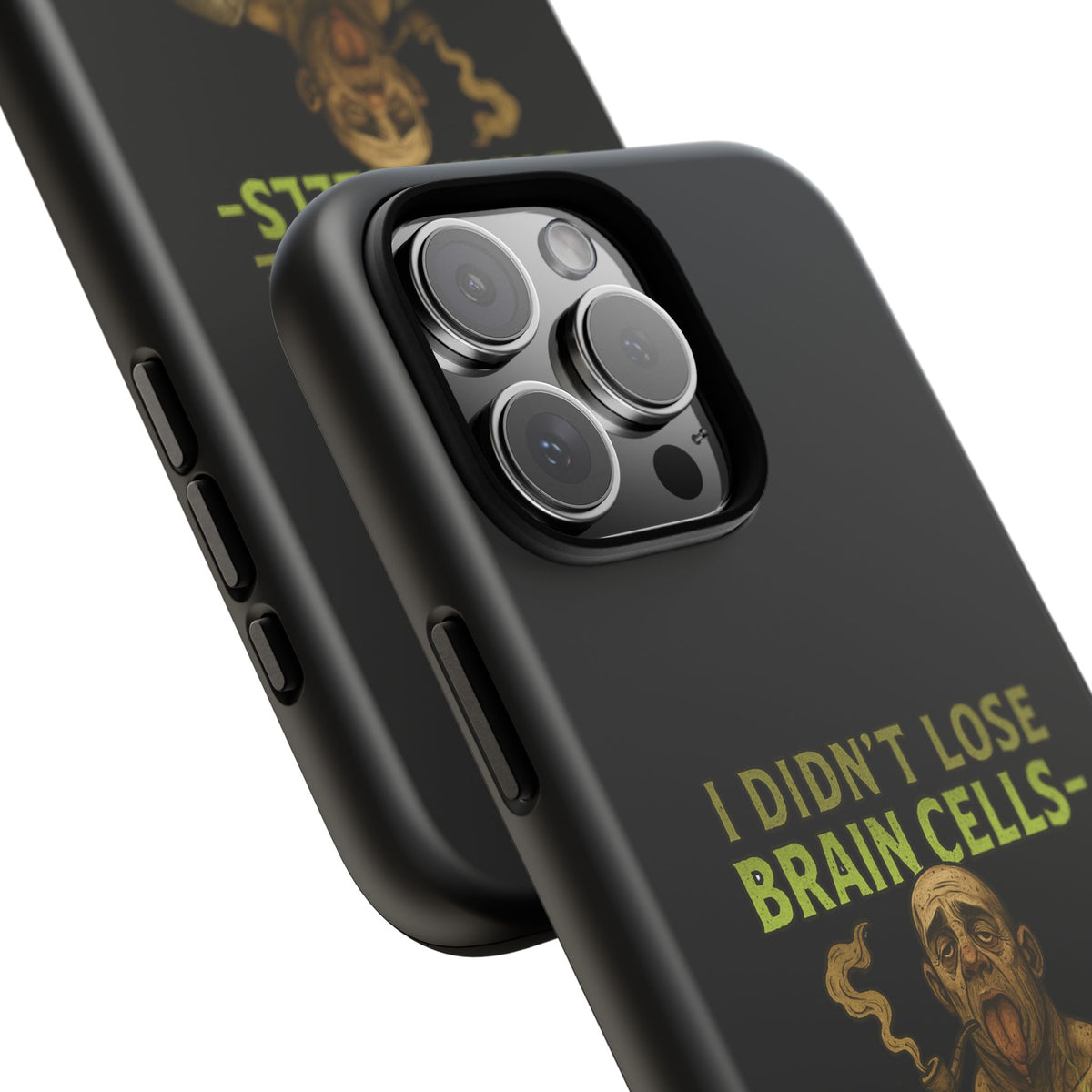 Phone Case — “I Didn’t Lose Brain Cells — Someone Stole Them” Humorous Zombie Graphic