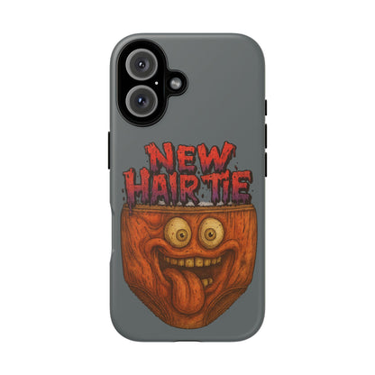 Phone Case — 'New Hairte' Funny Grinning Tongue-Out Monster Design