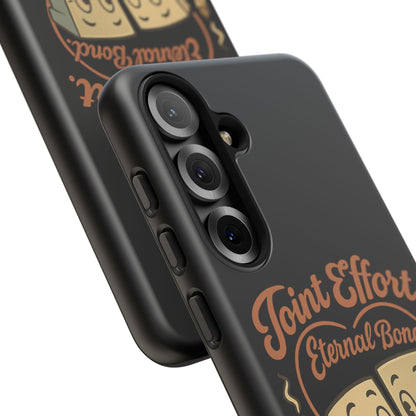 Phone Case — "Joint Effort Eternal Bond" Retro Cannabis Matchstick Design