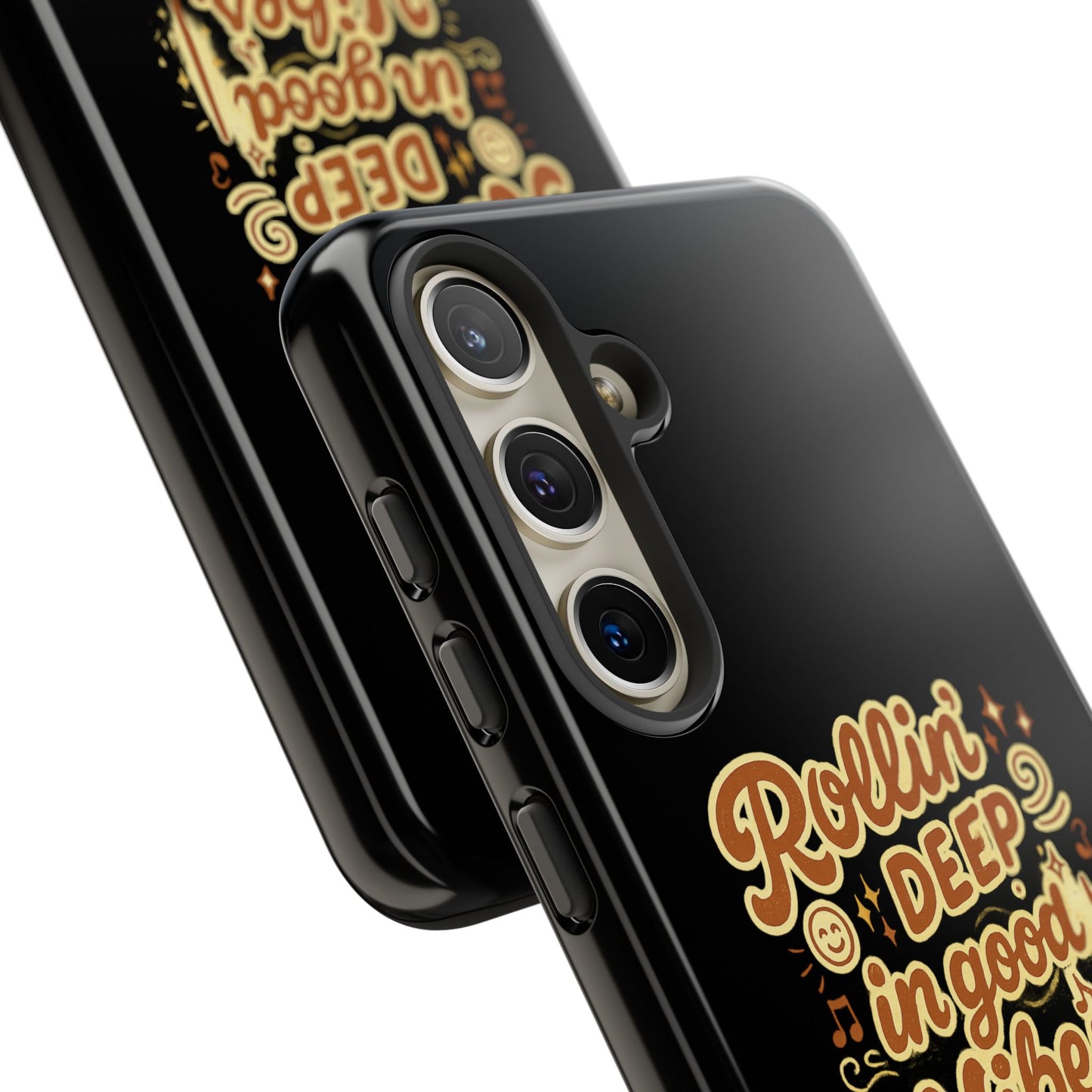 Phone Case — "Rollin' Deep in Good Vibes" Cartoon Retro Design