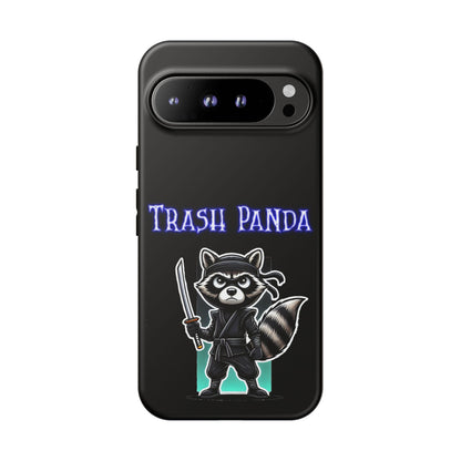 Trash Panda Ninja Phone Case — Cute Raccoon Warrior Protective Case
