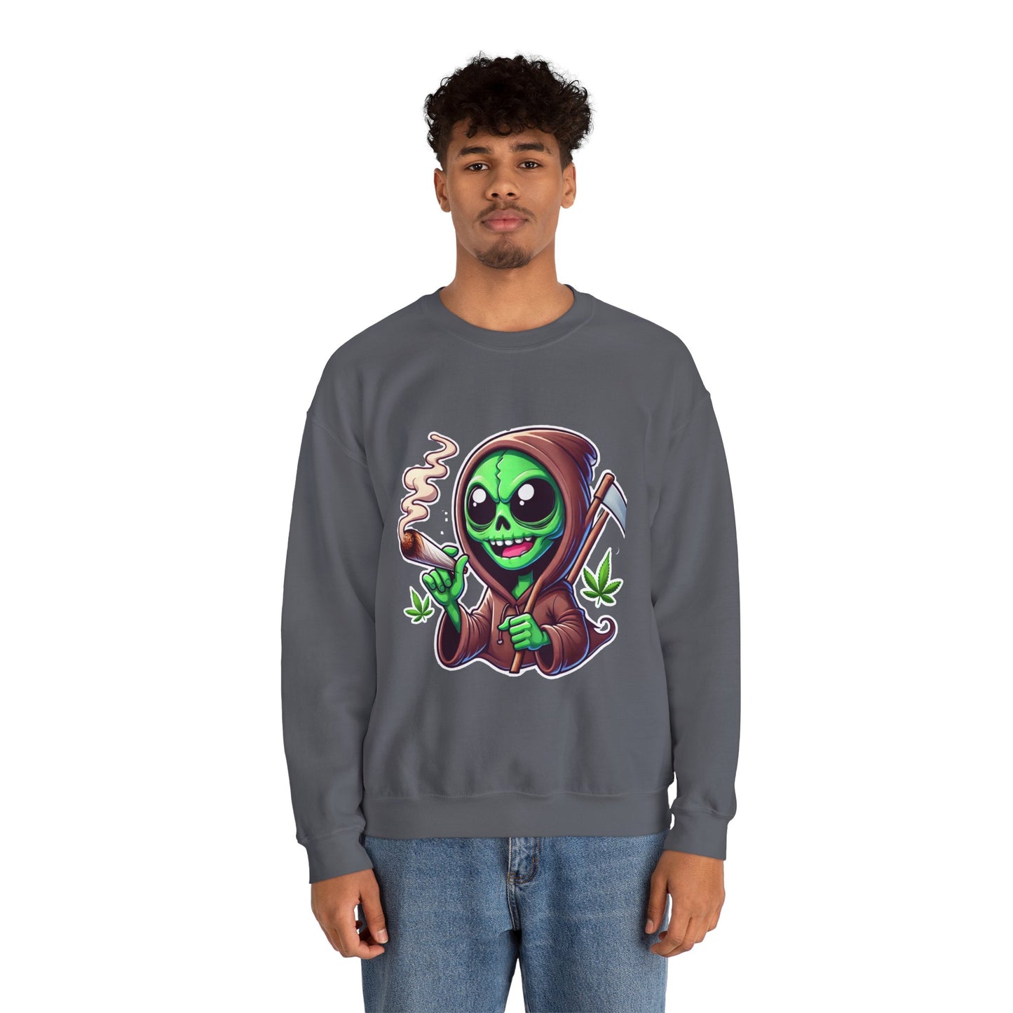 Stoner Reaper Alien Crewneck