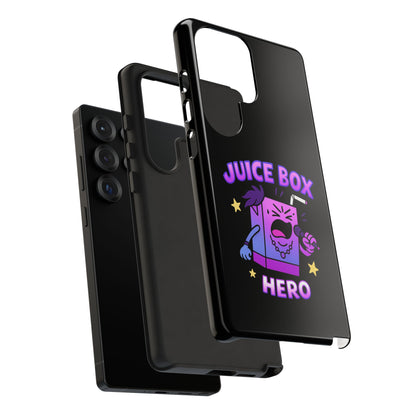 Phone Case — 'Juice Box Hero' Cute Cartoon Protective Cover