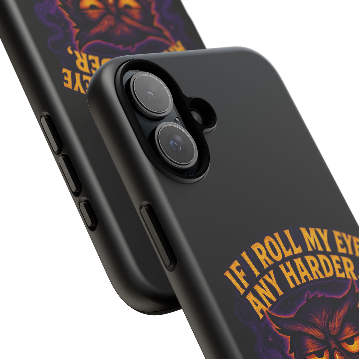 Phone Case — 'If I Roll My Eye Any Harder I'll Take Flight' Owl Graphic