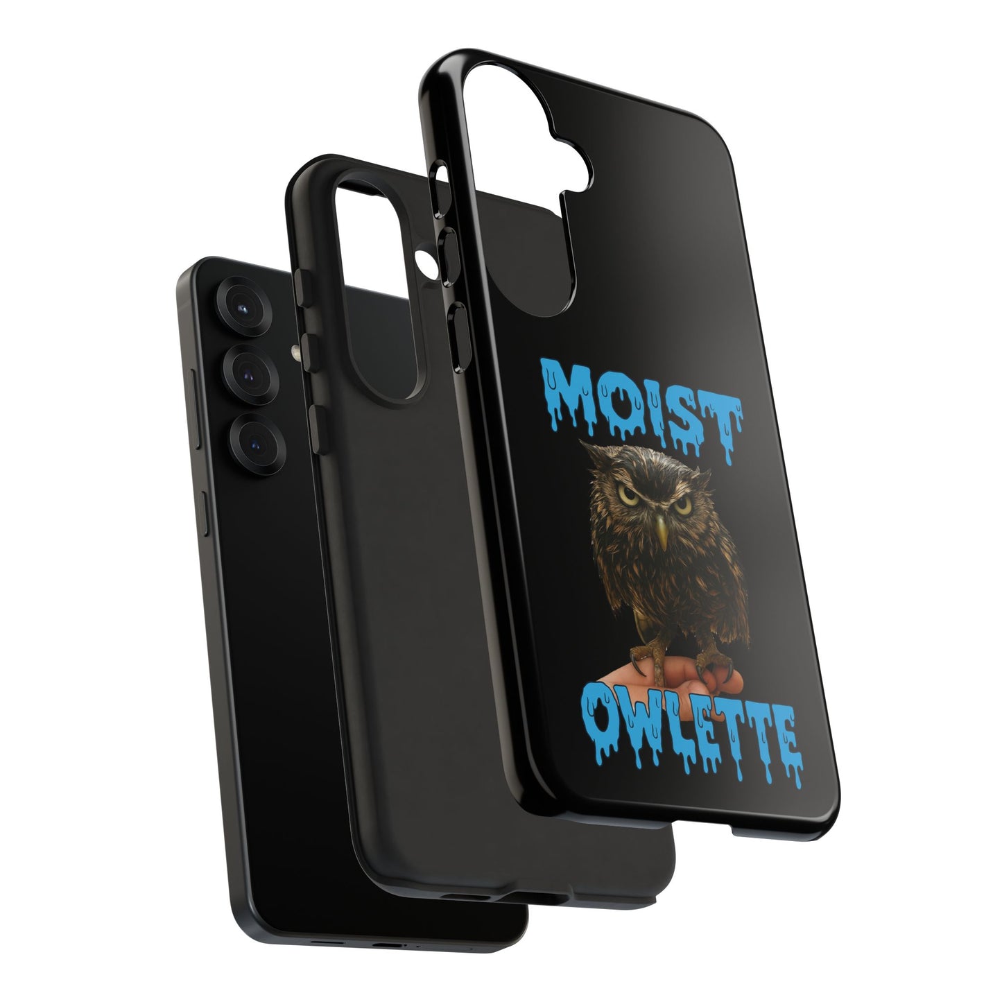Moist Owlette Phone Case — Funny Owl Graphic Protective Case