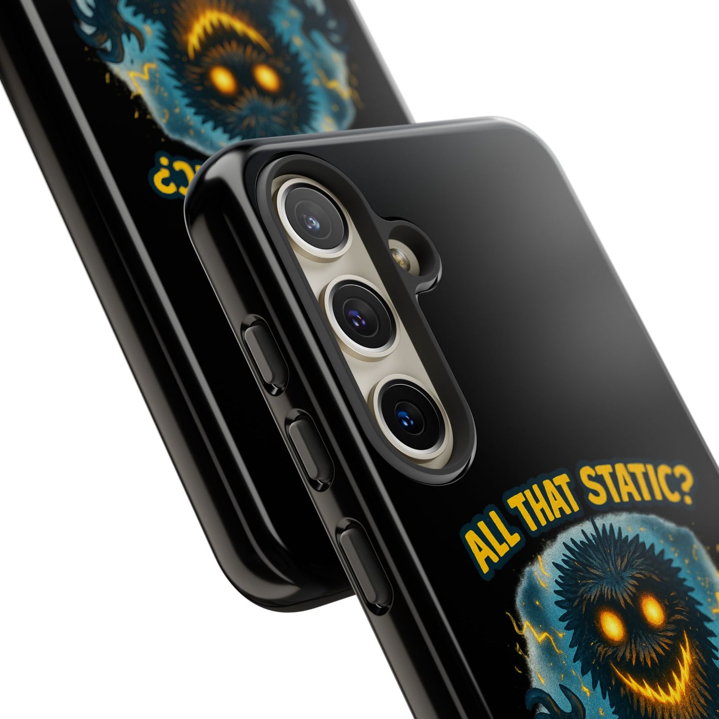 Phone Case — 'All That Static? That's Me Charging Up' Cute Monster Protective Case