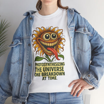 Photosynthesizining – Chaotic Sunflower Breakdown T-Shirt