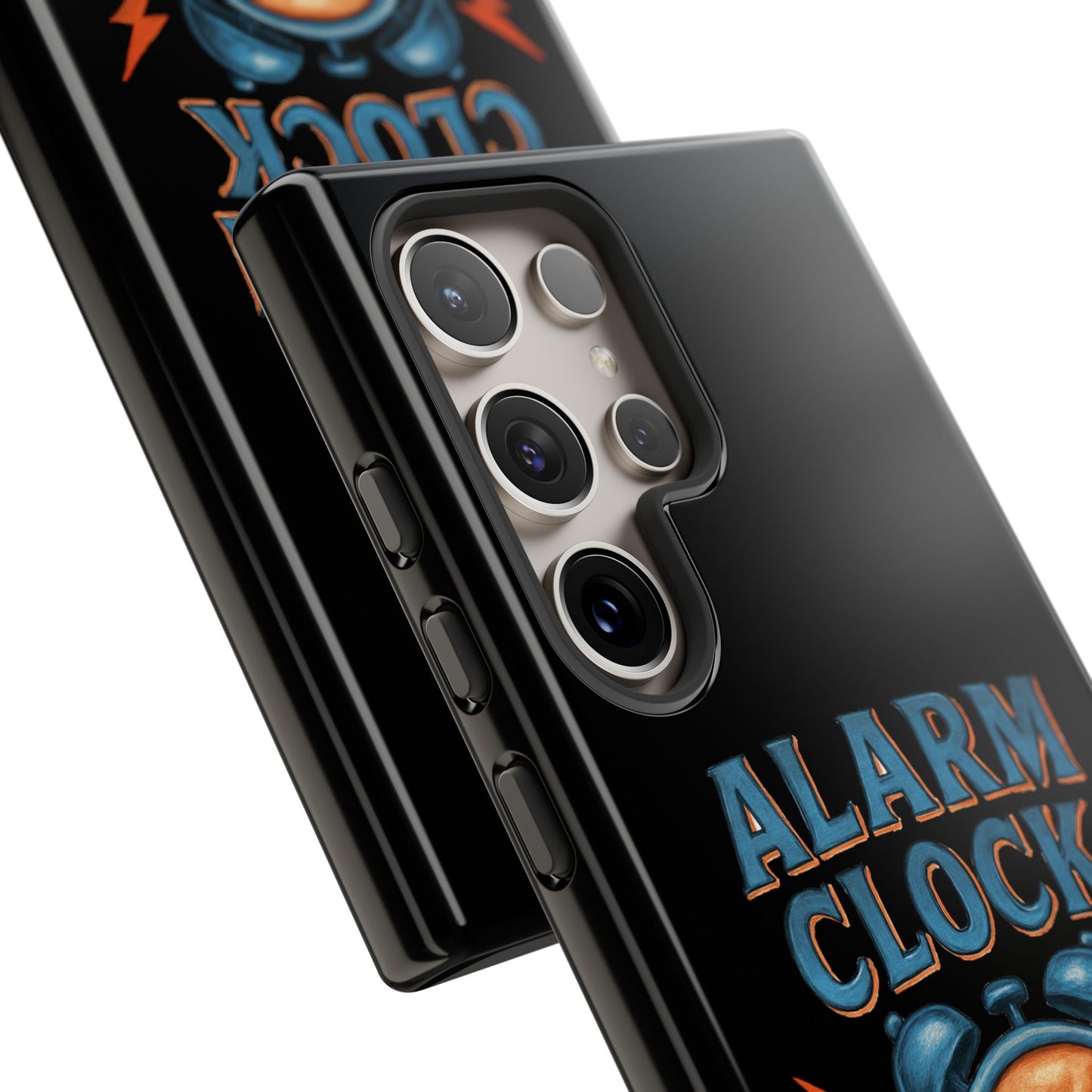 Phone Case — "Alarm Clock" Retro Screaming Clock Protective Cover