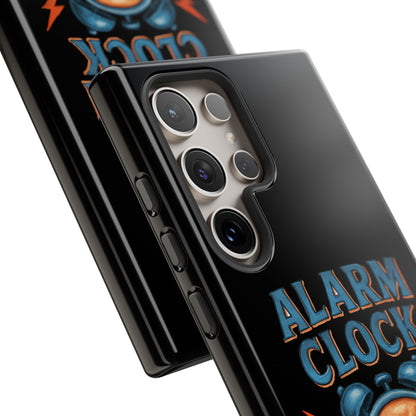 Phone Case — "Alarm Clock" Retro Screaming Clock Protective Cover