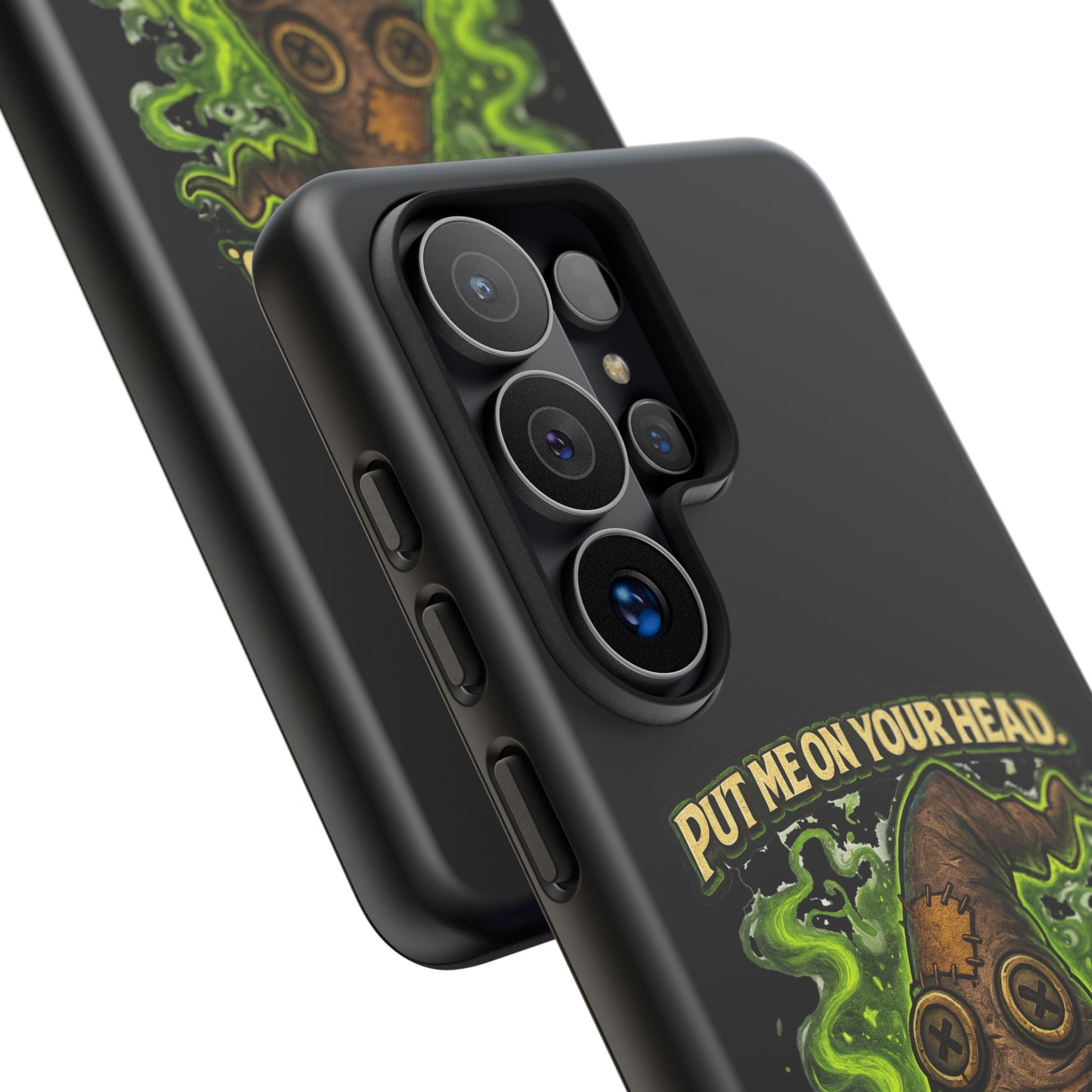 Phone Case — “Put Me On Your Head, I Double Dare You” Scary Witch Hat Design