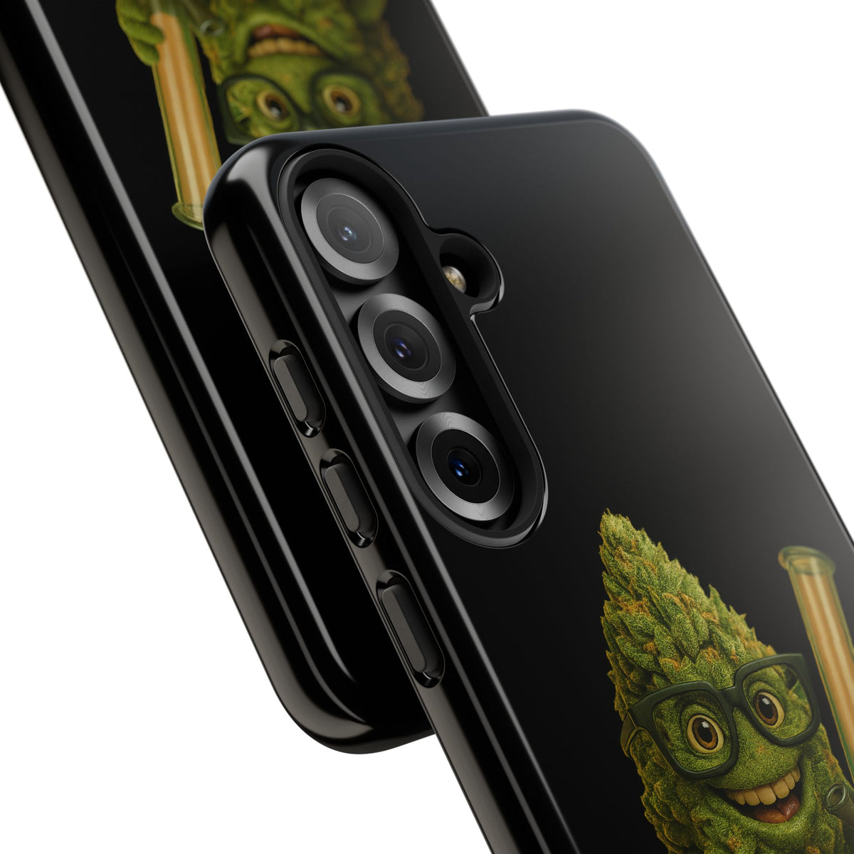Phone Case — "Educated. Medicated. Elevated." Cute Bud Scientist Design