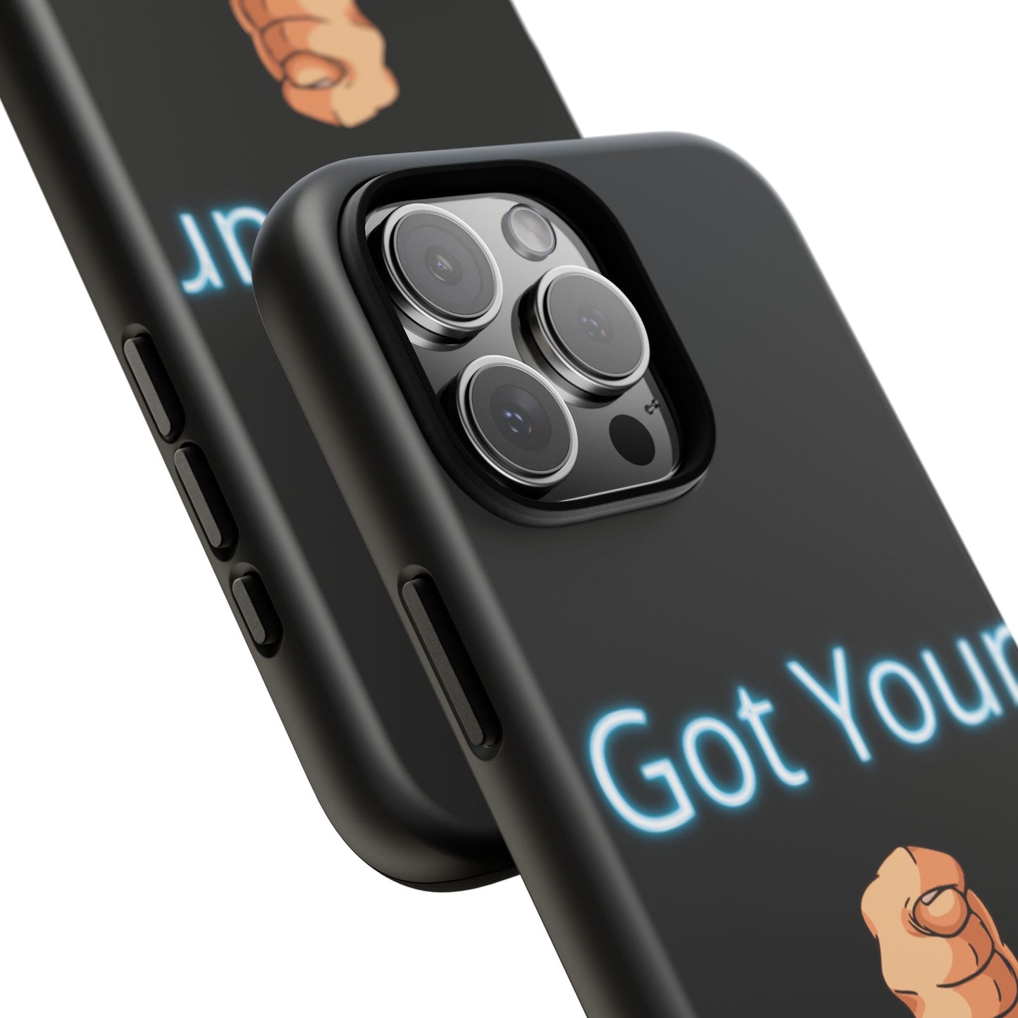 Got Your Nose Phone Case — Funny Neon Fist Design