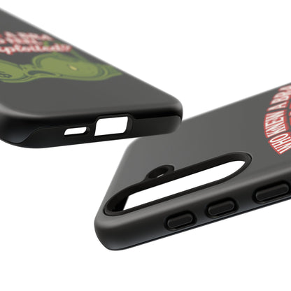 Phone Case — “Who Knew a Bra Could Feel This Exploited?” Graphic Protective Case