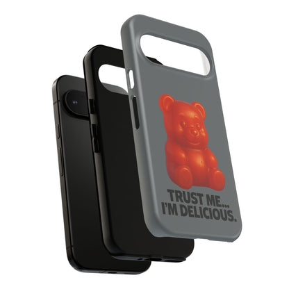 Phone Case — Red Gummy Bear 'Trust Me... I'm Delicious' Protective Case