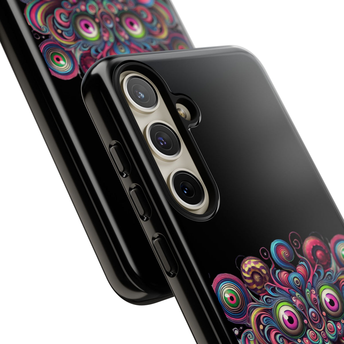 Psychedelic Smiling Eye Cluster Phone Case