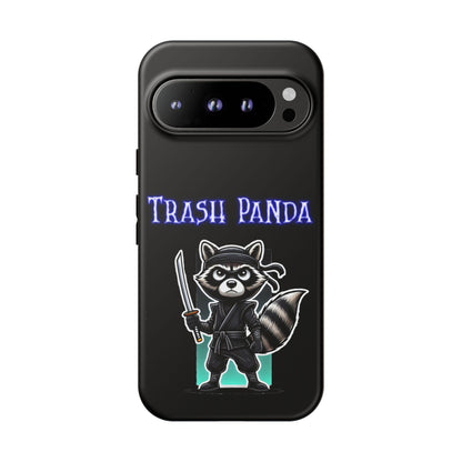 Trash Panda Ninja Phone Case — Cute Raccoon Warrior Protective Case