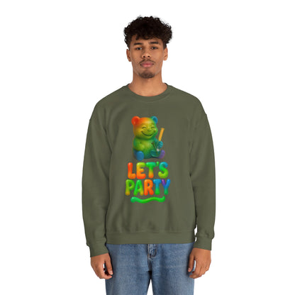 Let’s Party Gummy Bear Crewneck Sweatshirt
