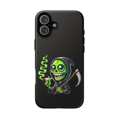 Grinning Green Reaper Phone Case