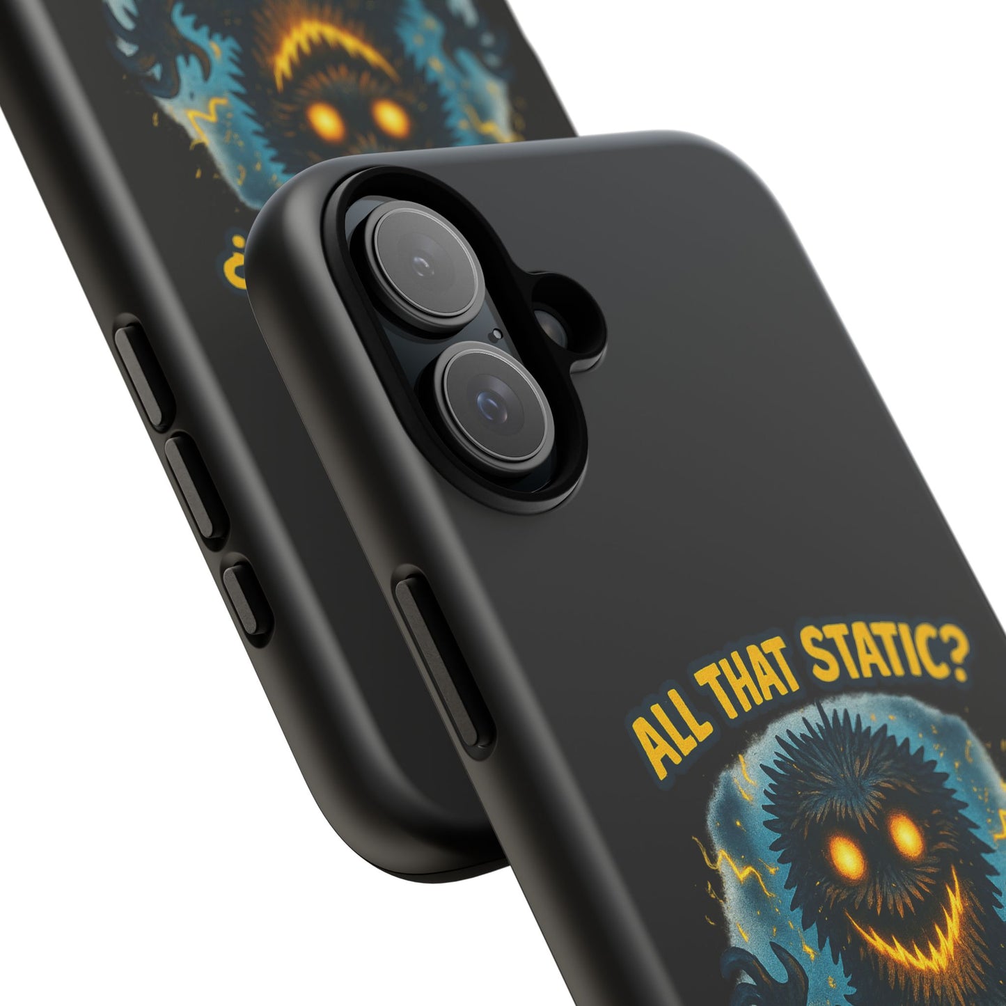 Phone Case — 'All That Static? That's Me Charging Up' Cute Monster Protective Case