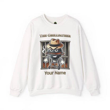 The Grillfather – Charcoal Crewneck Sweatshirt