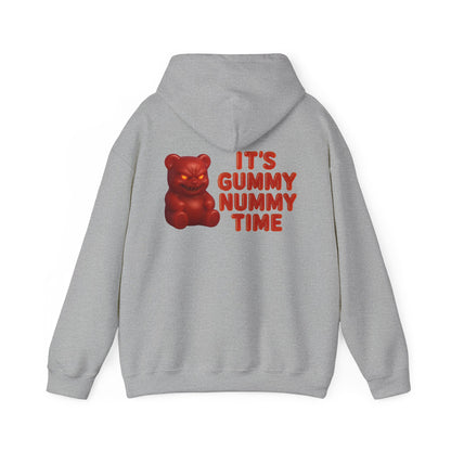 Hoodie - "It's Gummy Nummy Time" Gummy Bear Graphic Pullover