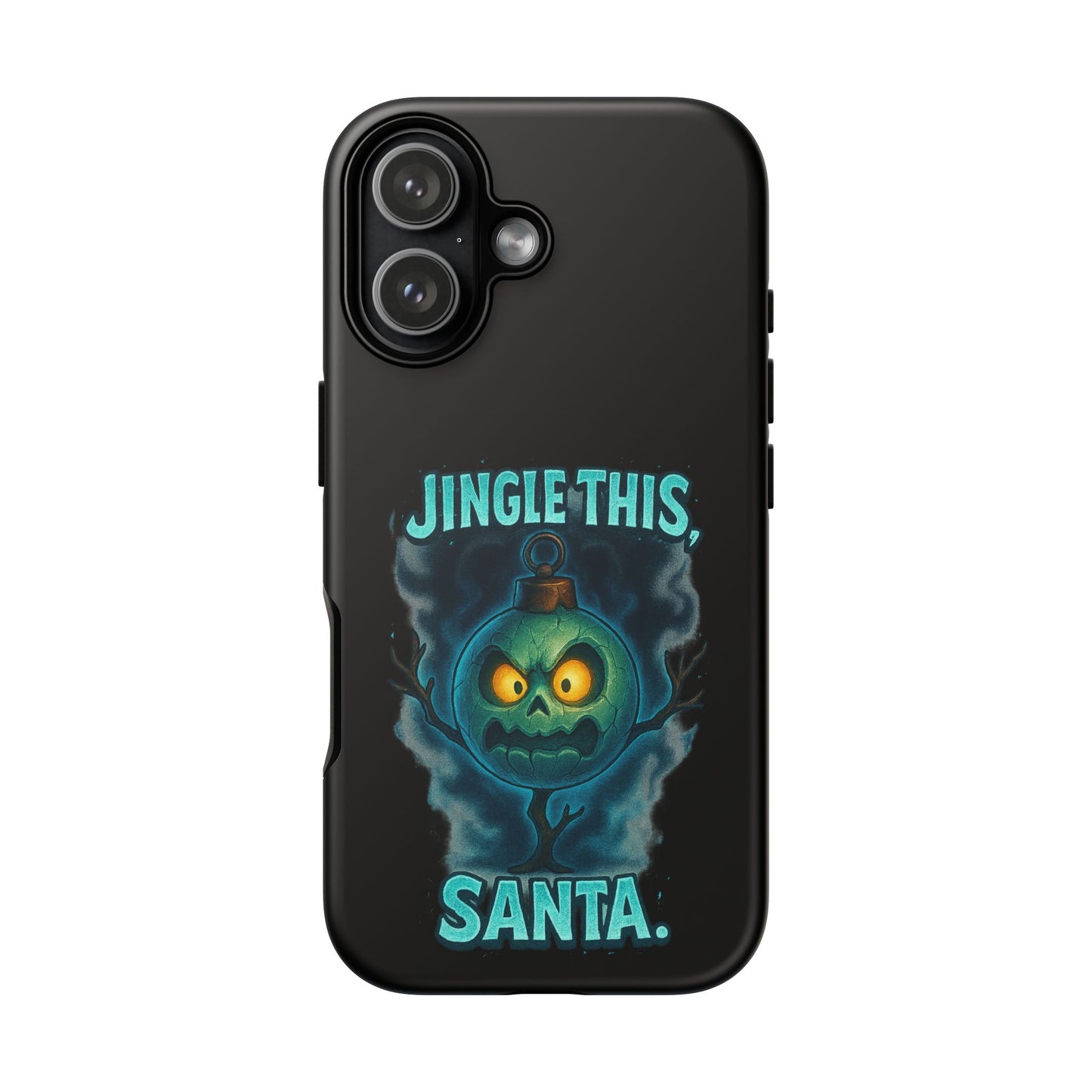 Phone Case - 'Jingle This, Santa' Spooky Holiday Protective Case
